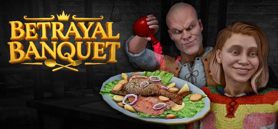 Reshadibrahimli's tweet photo. @TheindieSignal Happy #ScreenshotSaturday! 🍔 

Solo dev releasing 'Betrayal Banquet' on Aug 28—a chaotic multiplayer party game full of bluffing, betrayals, and psychological warfare!

Wishlist on Steam:
https://t.co/TSH1zuHfXE

#indiegame #indiedev #GameDev https://t.co/8l7W2LSmRe