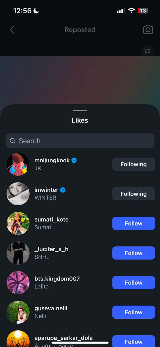 heebwe's tweet photo. bro winter has liked another post jungkook has reposted, this time his latest one like… all this within 48 hours. i usually don’t drag her nor have any interest to but this is actually so weird (?) 💀 

(screenshots are not mine but see for yourself!) https://t.co/iD1Dm29hrL