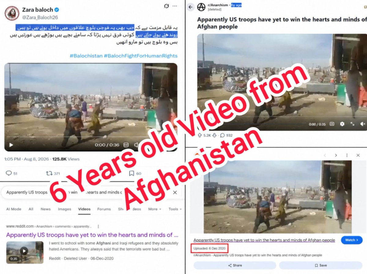 Breaking News: Indian-backed Propaganda Exposed - Video Misleads on Balochistan Security