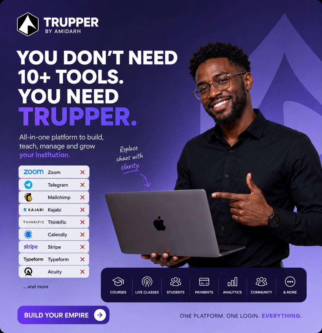 GoodnessTr32946's tweet photo. 10+ tools. 10+ logins. 10+ bills. Or… Trupper https://t.co/V7SyZcqfpN