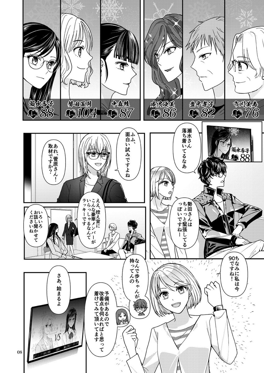 nwxp's tweet photo. C108新刊1　将棋百合本『駒音に魅せられて・陣 其ノ五』
にわか観る将の夢見た将棋百合ファンタジー。団体戦編の第五話です。
いよいよ本戦。名人vs王座の対局は…。今回から「心拍数」表示が入ります! https://t.co/81Yx5dGOUJ