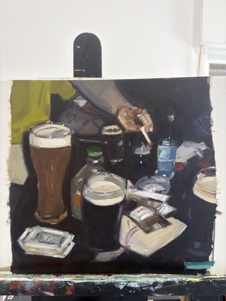 yoav_paints's tweet photo. Painting is never been a bigger part of my life. I’ve discovered oil painting about two years ago and did it for a couple of months then took a break for almost 2 years and now I’m back at it.

Trying to take it a bit more seriously and learning and trying to keep showing up https://t.co/kLFWniay0f