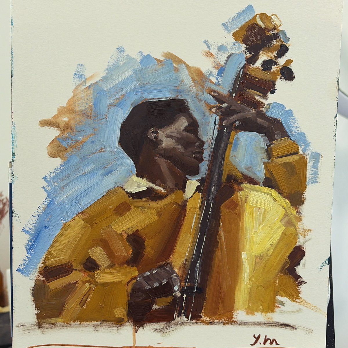 yoav_paints's tweet photo. Painting is never been a bigger part of my life. I’ve discovered oil painting about two years ago and did it for a couple of months then took a break for almost 2 years and now I’m back at it.

Trying to take it a bit more seriously and learning and trying to keep showing up https://t.co/kLFWniay0f