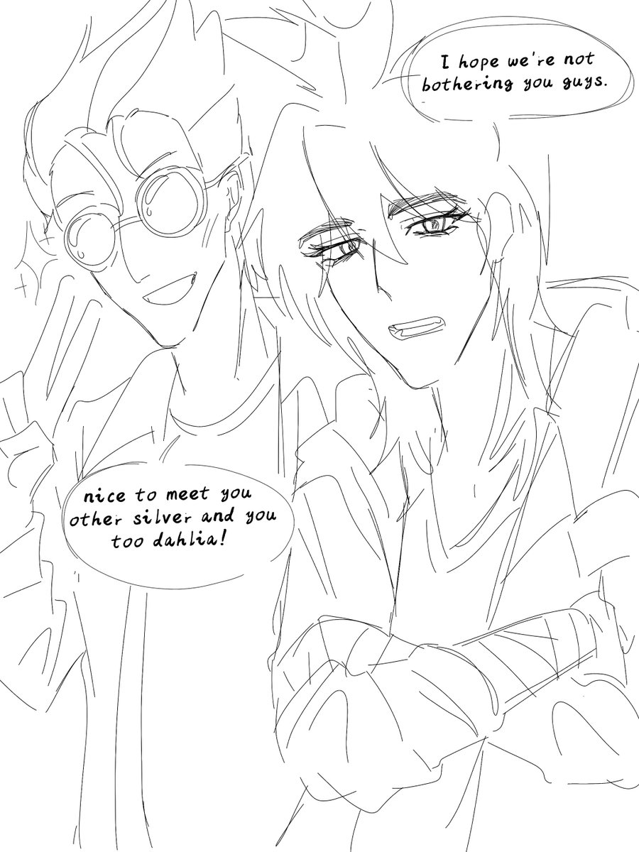 Yeinmint's tweet photo. I kinda forgot how to draw them,,,,,,
#silverxdahlia #rubilver https://t.co/mW8n6cREoA