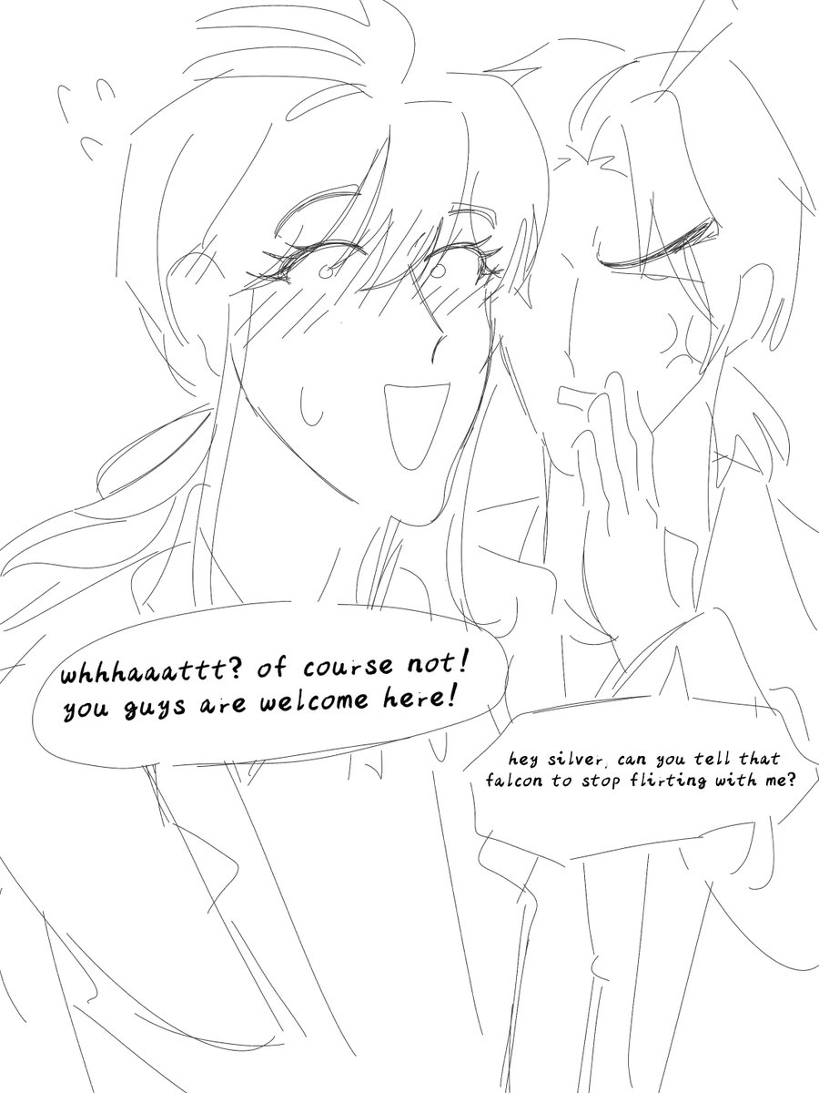 Yeinmint's tweet photo. I kinda forgot how to draw them,,,,,,
#silverxdahlia #rubilver https://t.co/mW8n6cREoA