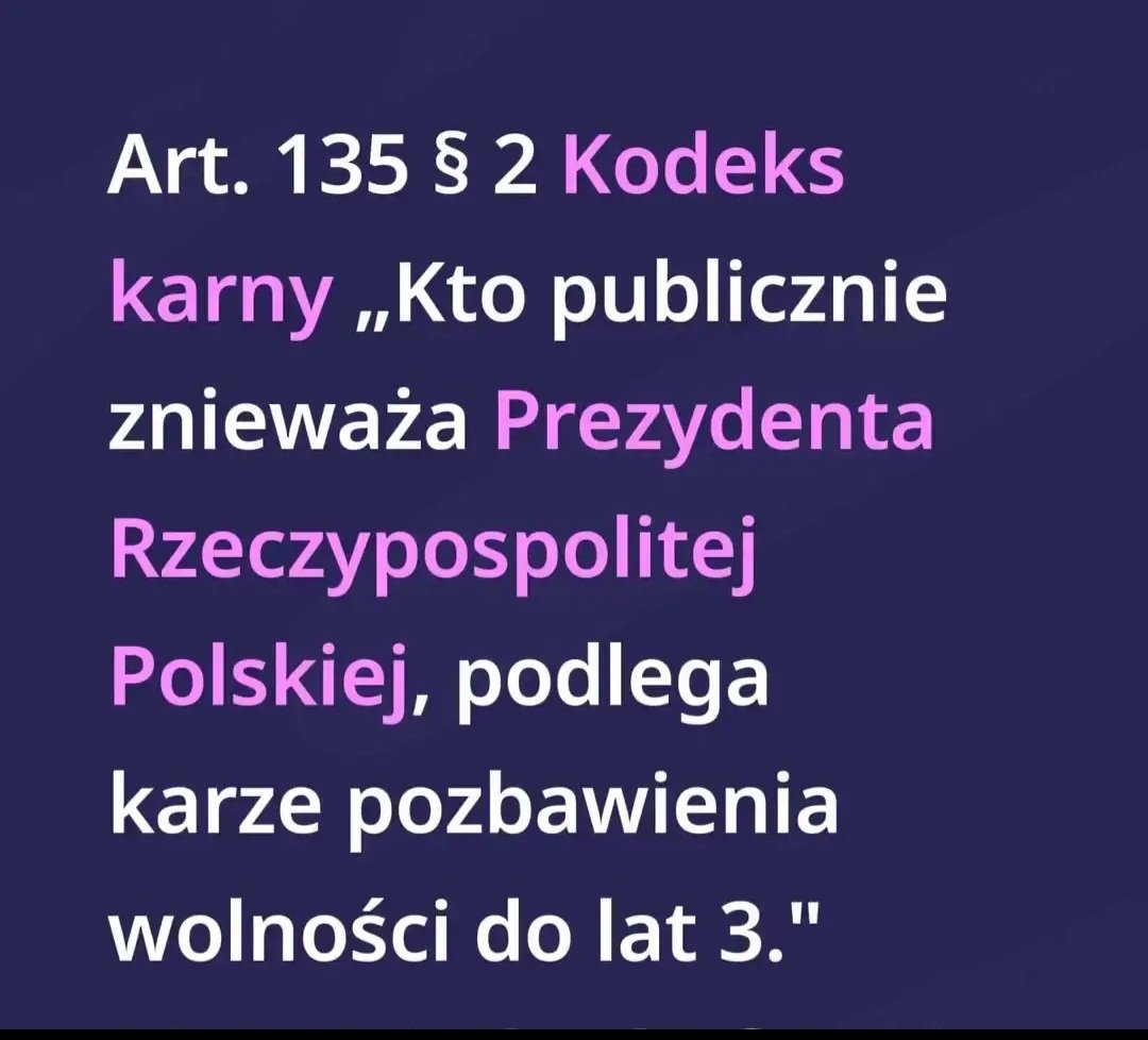 Renatchen3's tweet photo. @Iwona222816 @antyPiS4ever Miej to przed oczami, kiedy następnym razem bẹdziesz obrażać Prezydenta Pana Karola Nawrockiego, tego którego wybrało ponad 11 mln. obywateli https://t.co/cHi5QLMOHR