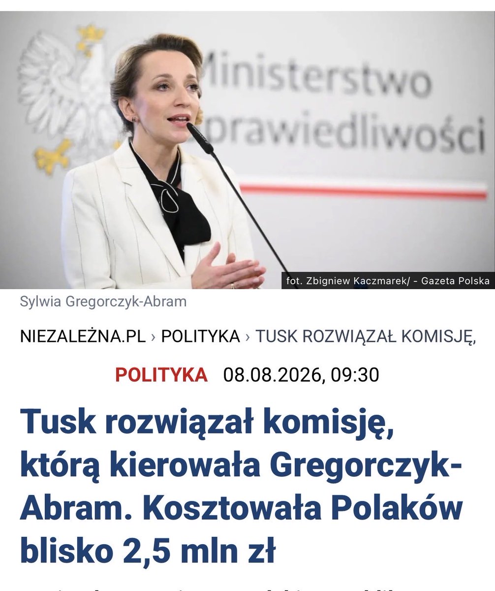 Jowita_W_'s tweet photo. Dwie i pół bańki z publicznych pieniędzy kochani!

Komisja ds pisowskich rozliczeń została właśnie rozwiązana😪🤦‍♀️🤣 https://t.co/rZQVTHk6sF