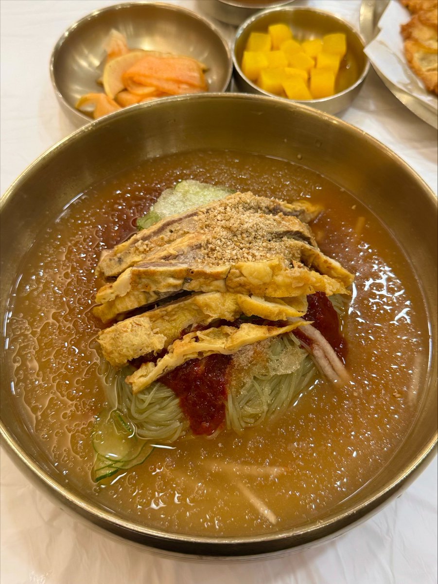 ddodd0_'s tweet photo. 육전냉면 https://t.co/pjlFDkytFM