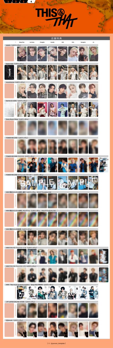 yoruno_template's tweet photo. Stray Kids スキズ テンプレート template 一覧 交換 THIS &amp; THAT 封入 特典 トレカ キーチェーン ラキドロ IDフォト

ℹ️レイアウト調整、画像更新、vinyl版追加

ご自由にお使いください🪼
・アカウント名の記載はそのまま
・ミスを発見されたらDMへ
・💬🔁❤️🔖大変喜びます

メンバー別はツリーへ⏬ https://t.co/GhLcxzEKRT