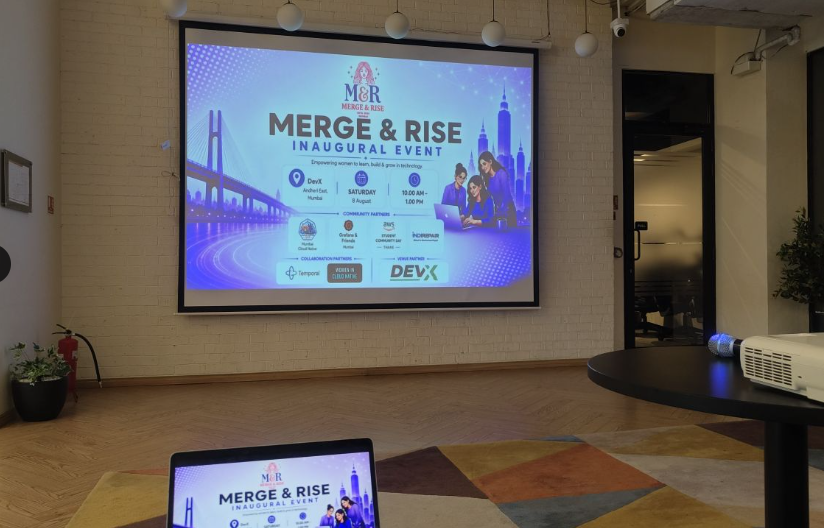 codewithsaru's tweet photo. Recently attended Merge &amp; Rise at DevX, and my biggest takeaway was simple:

Use AI more intentionally.

Not just because it's available, but because it actually adds value.

Loved the conversations around AI, cybersecurity, data, and building reliable systems. https://t.co/c8qjRCPKYn
