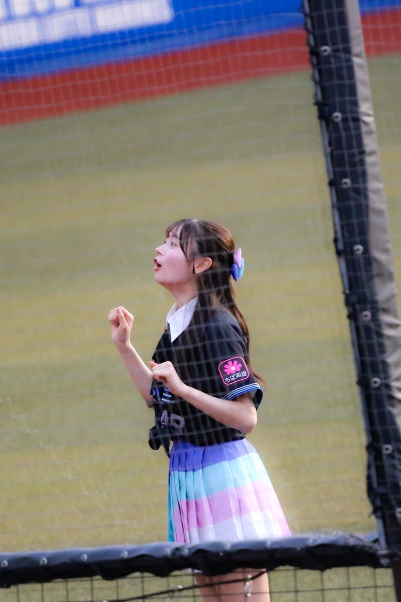 omochi__chu's tweet photo. バズーカでとんでいったボールを見上げる伊藤百花さんのおくち、かわいい👶🏻 https://t.co/DMtlCCUgom