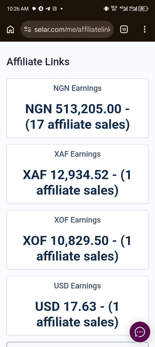 Viber_2dworld's tweet photo. As you can see I've only been able to make a total 21 sales in always different currencies and over 500k in commission, but I see people who have made over 100 sales but with less than 150k in commission, that's why the quality of products you choose to advertise matters, less work more money should be the aim always..