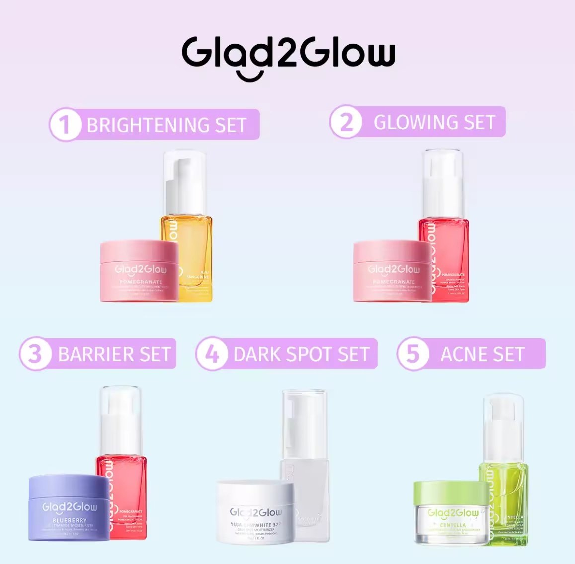 Afriani043's tweet photo. Aku nemu promo menarik di Lazada nih. 

2pcs Skincare Set Serum + Moisturizer Glad2Glow Kits Acne Set
Harga Produk:  Rp159.000
Harga Diskon:  Rp77.400 |
Link Reply 👇 https://t.co/zOgvmEfD0j

#Skincare #SetSerum #Moisturizer #Glad2Glow https://t.co/2mEs2WOA0a
