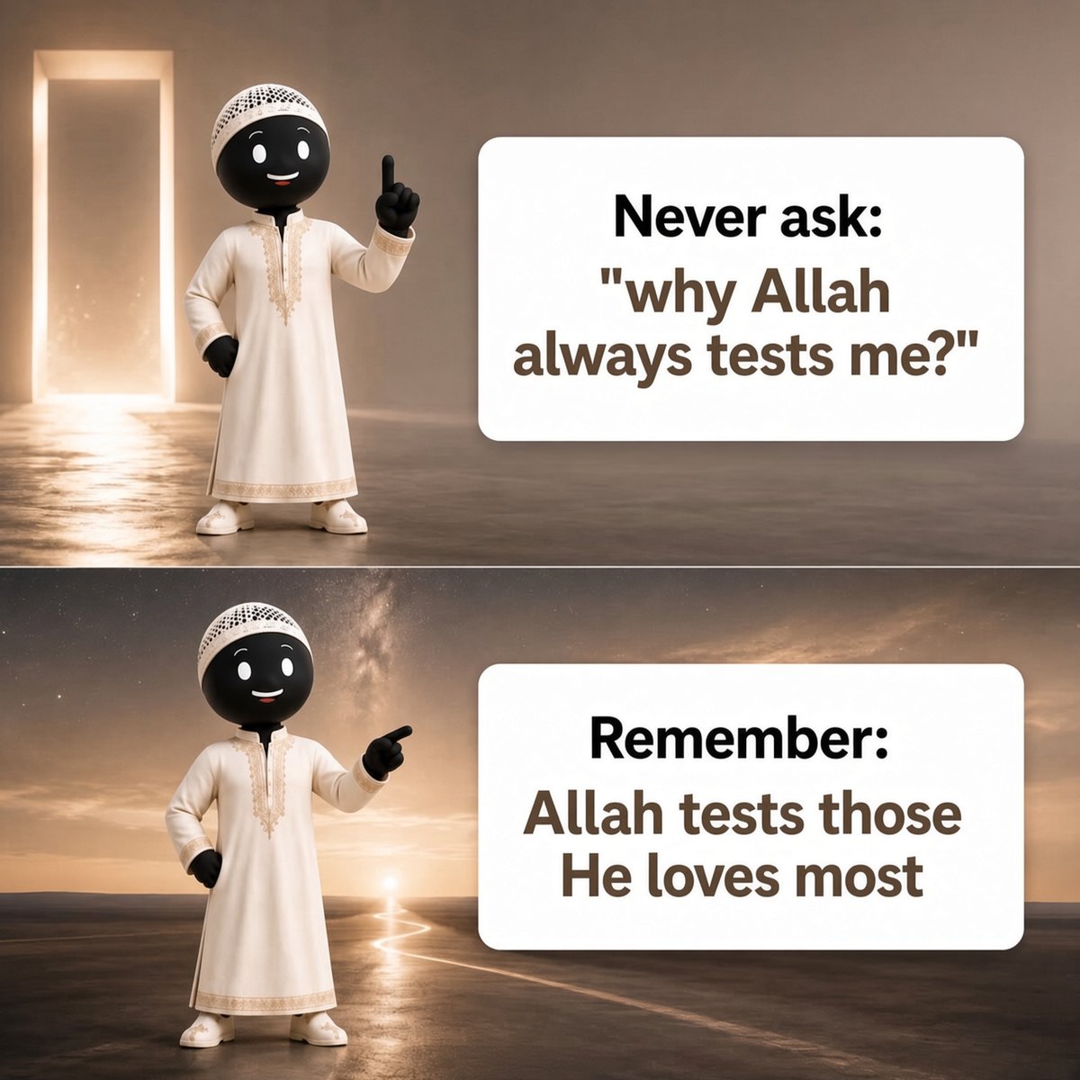 gumseewadaa's tweet photo. Allah tests those he loves most 🤍 https://t.co/9OP59AK3fg