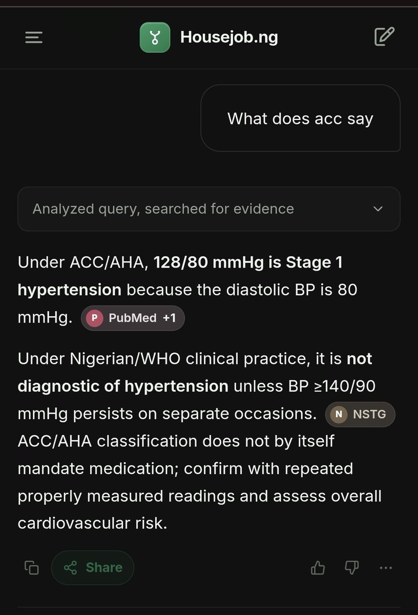 rutherfordml's tweet photo. There's a new hypertension guideline circulating online from ACC/AHA. Here is how it compares with Nigerian guidelines on hypertension: https://t.co/8cAqLIb0fF