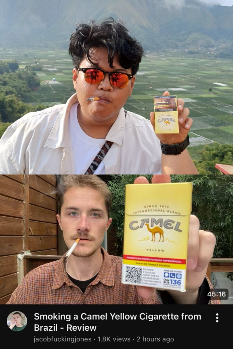 Anodeluxe's tweet photo. Smoking a Camel Yellow Cigarette from Bayan on Top of Bukit Selong - No Review https://t.co/pQu7Dehfha