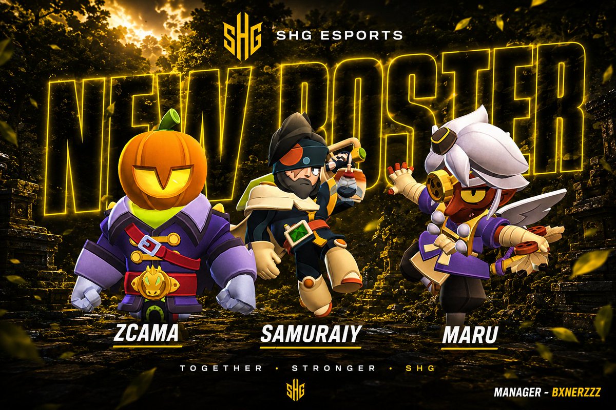 SHG_Org's tweet photo. New Roster for SHG

Don't hesitate to support us 🔥 https://t.co/ZQkDe27xyP