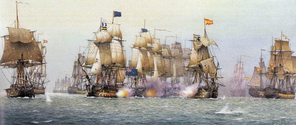 JaviSantamarta's tweet photo. 9 de agosto de 1780

La Gran Captura del convoy inglés por LUIS DE CÓRDOVA

36 fragatas capturadas, 10 bergantines, 6 paquebotes; 52 en total, de 55  80.000 mosquetes, 294 cañones, 3.000 barriles de pólvora, y equipación para 12 regimientos de infantería

¡Un mazazo sin parangón!