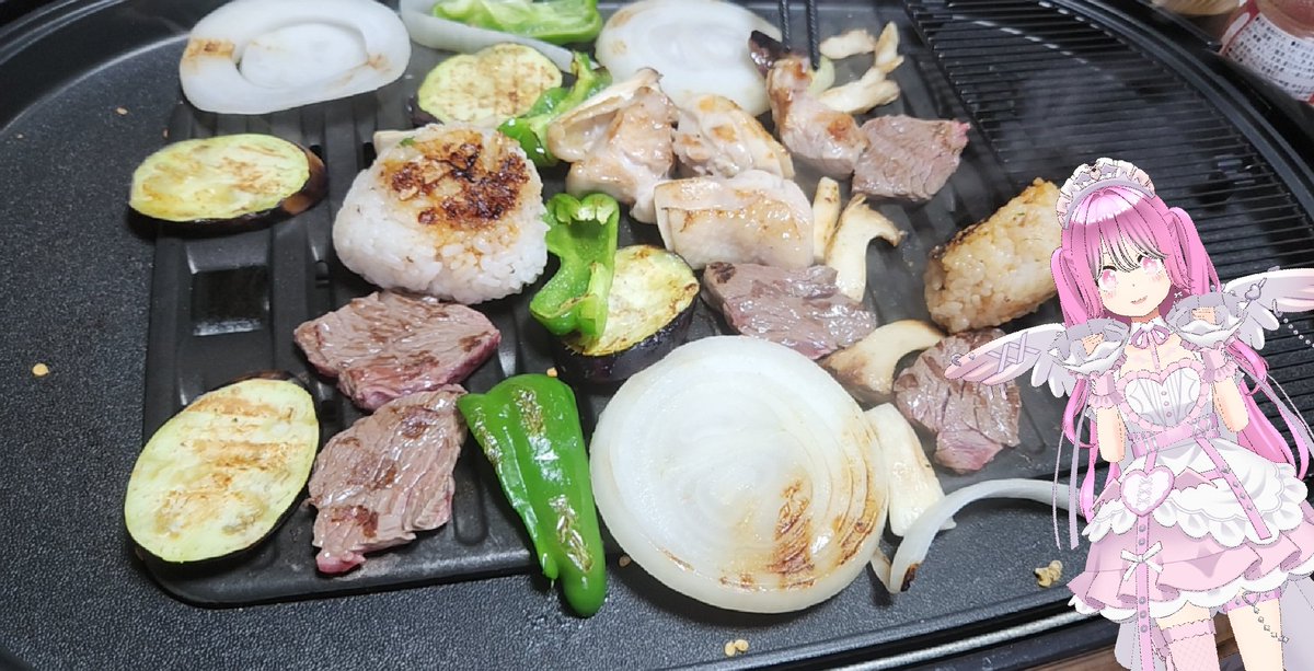 off__tini's tweet photo. 焼肉だ！
わーいわーいっ
なのですー♪ https://t.co/DLSqqo2D5v