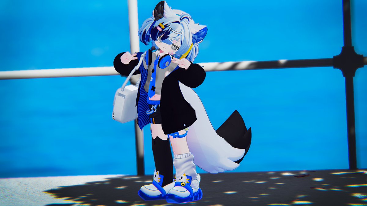 NuII________'s tweet photo. でかしっぽ かわいいね……　#Sashimy_3D #DrizveilAVA https://t.co/7DjD0bLBuU