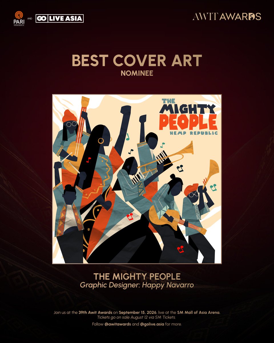 AwitAwards's tweet photo. Before the first note plays, cover art sets the tone and brings a recording’s identity to life.

Congratulations to the official nominees for Best Cover Art. These visual works showcase the creativity and artistry that transform music into a compelling visual experience.

1/2 https://t.co/ITpW7YiVff