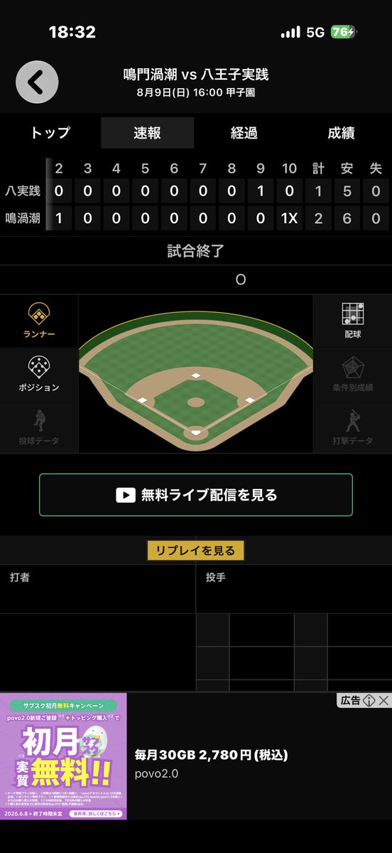 08you03's tweet photo. おおー勝った！やん鳴門渦潮
#夏の甲子園 #甲子園 https://t.co/9TNDFZpgUC