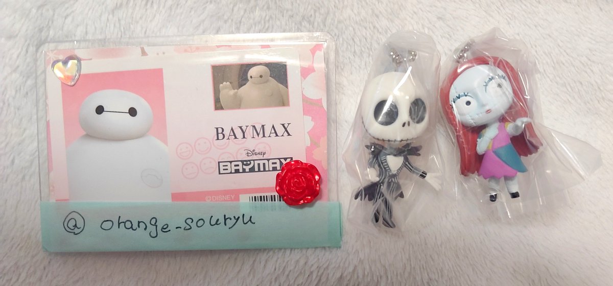 orange_souryu's tweet photo. 【交換】ディズニーキャラクター なかよしペアスイング2 

譲：サリー ジャック

求：ヒロ ベイマックス

まとめての交換希望です。
郵送交換または名古屋駅周辺手渡しにて探しております。検索からもお気軽にお声掛けください。 https://t.co/Dt6itFXfCW