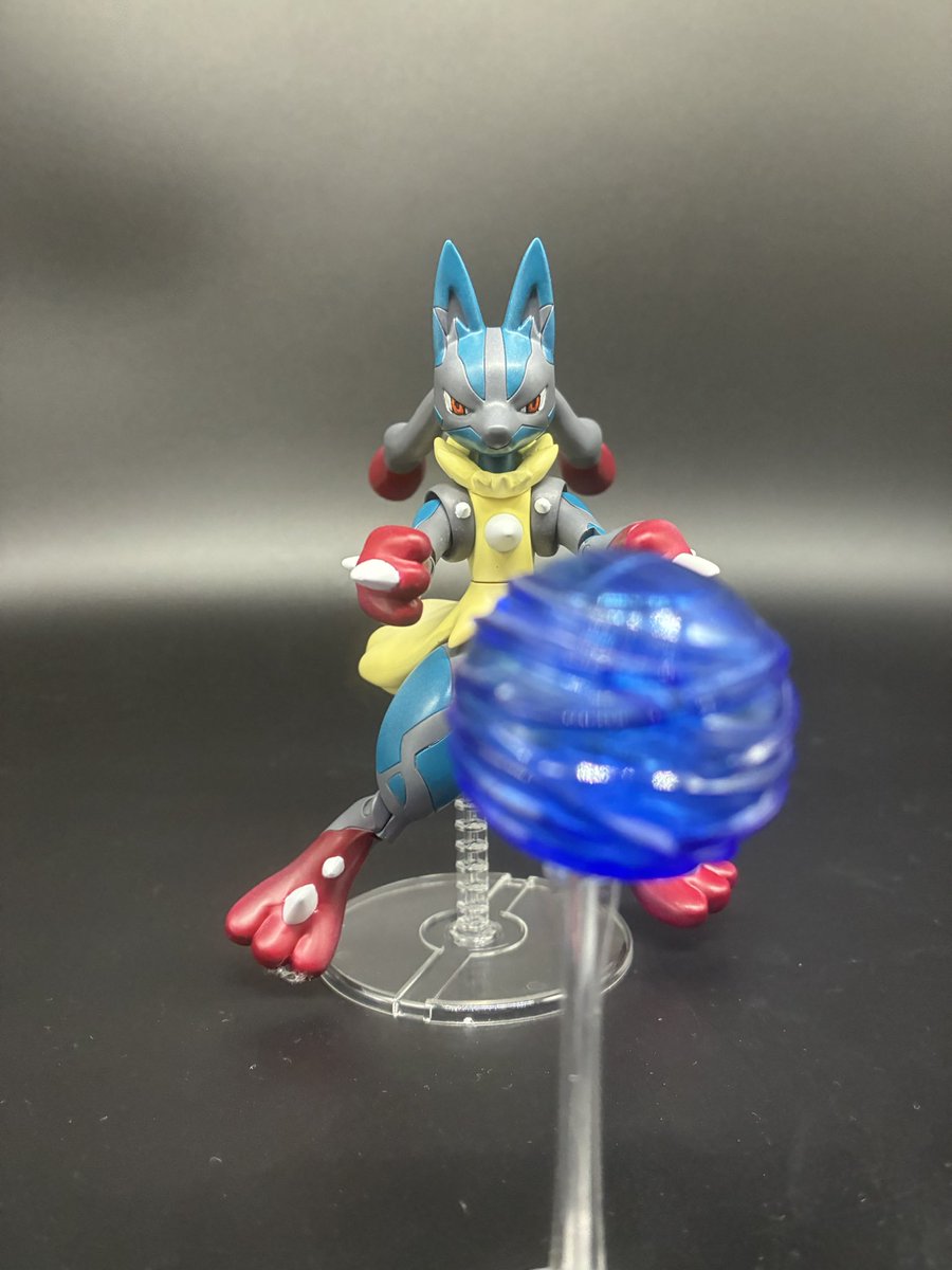 tekko_mjp's tweet photo. ポケプラ メガルカリオ完成しました❗️
肉抜き処理と塗り分けが大変なポケプラでした。
カッコよくなりました❗️

#ポケモン
#ポケプラ
#プラモデルライフ https://t.co/9p8ScXpmgi