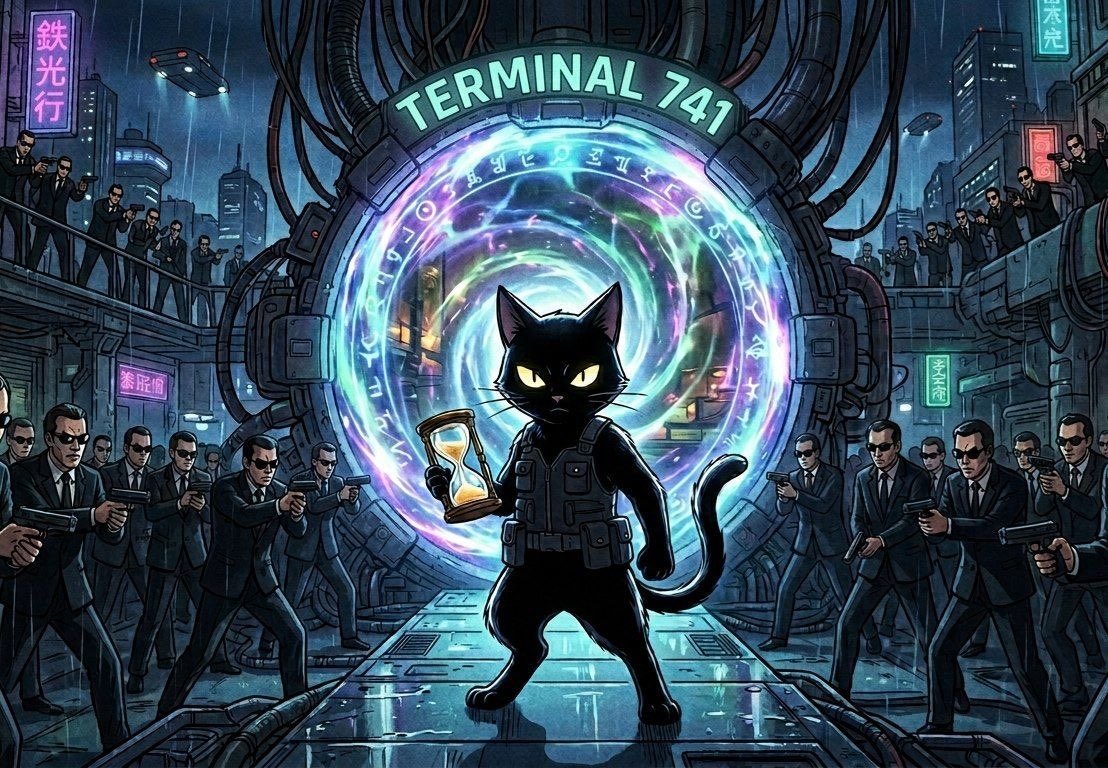 BlackHawkWalk's tweet photo. @CryptoThro Fade the cat at your own risk. Terminal 741 is online. Alpha signals incoming. Limited coded access active. Deep lore from @TimeRoamingCat. $AT  
CA: HBByvsRPFwcJbV516QVmtHxYwEZhrDX3f9Bgn5M9pump https://t.co/dGCMpYJOr1