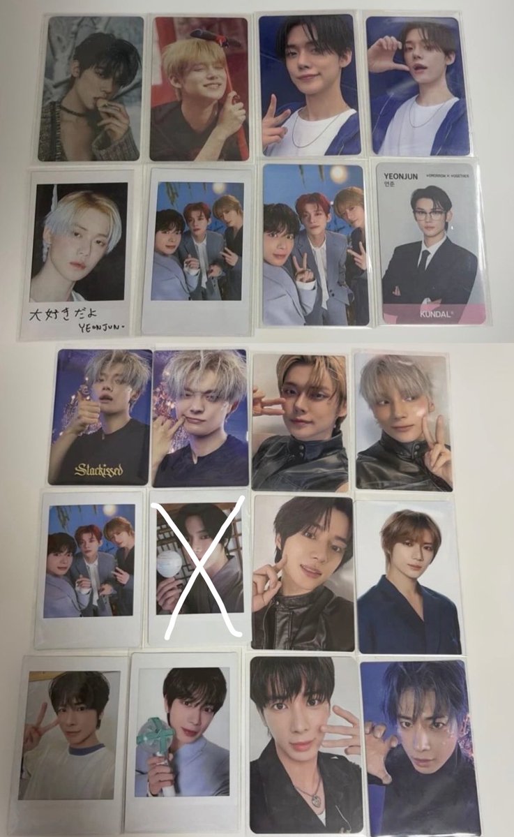 nok1ed's tweet photo. TOMORROW X TOGETHER トレカ 買取 トゥバ TXT ヨンジュン ボムギュ テヒョン ヒュニンカイ

求￤PayPay、未所持スビン

希望金額ご提示の上リプ or DMまでお願いします
 #txt買取   #txt https://t.co/XjVFOcwUf4
