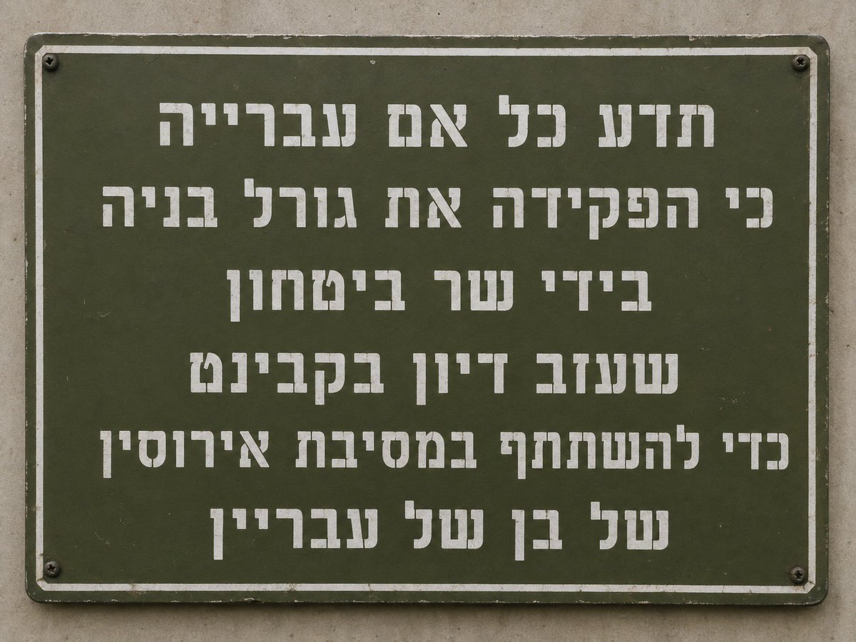 ruth_elbaz's tweet photo. שתדע https://t.co/ls80kPZXIv