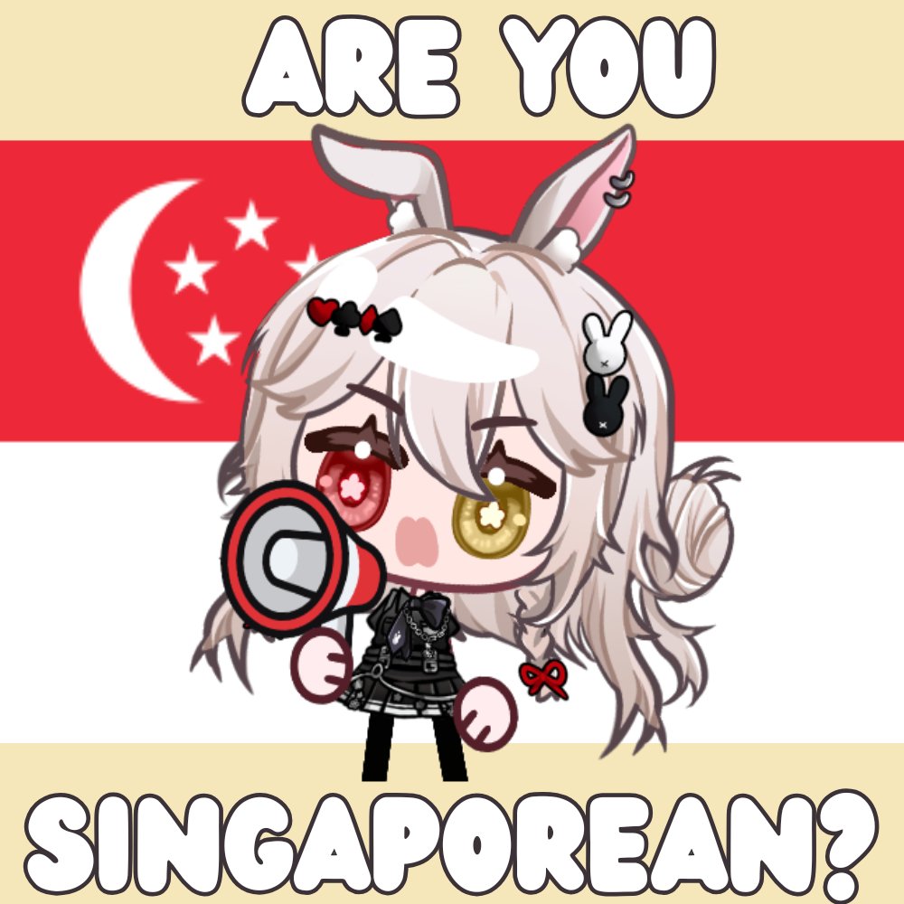Lunazukiii's tweet photo. 📢CALLING ALL SINGAPOREAN STREAMERS! 📢

🇸🇬Majulah Singapura!🇸🇬

are YOU a Singaporean?
in light of national day i would like to draw some of YOUR OCs! 
(or if you do face cam, I can try to draw you too!) 

all you need to do is rt + put your png in the comments! 
#singapore https://t.co/tvWuHMZwhB