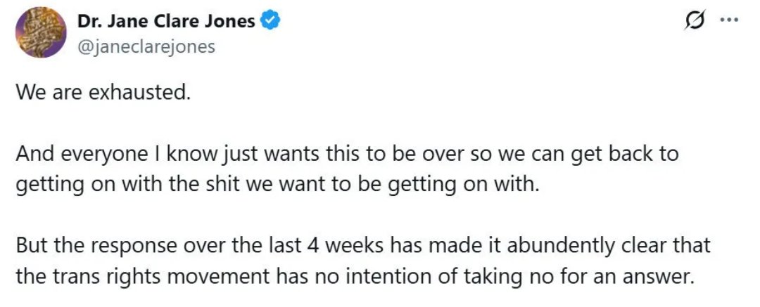 IndridC26184's tweet photo. @janeclarejones Hiya
We are still here, more of us than ever, with a steely resolve you cannot even comprehend.
A futile fight hating us, is how you spent the final third of your life. How's it going? https://t.co/PApT5KCiHe