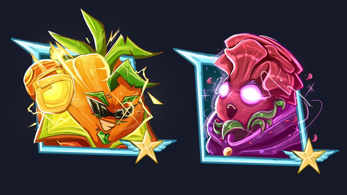 Expired_Chorizo's tweet photo. PvZ GW3 Heroes: Grand Master icons (Plants)

The idea is that they are special character UI icons that are only unlocked after promoting a character to Grand Master 5 (Max rank). Similar idea to Lord Icons from MR https://t.co/N4Yo7g4fcl