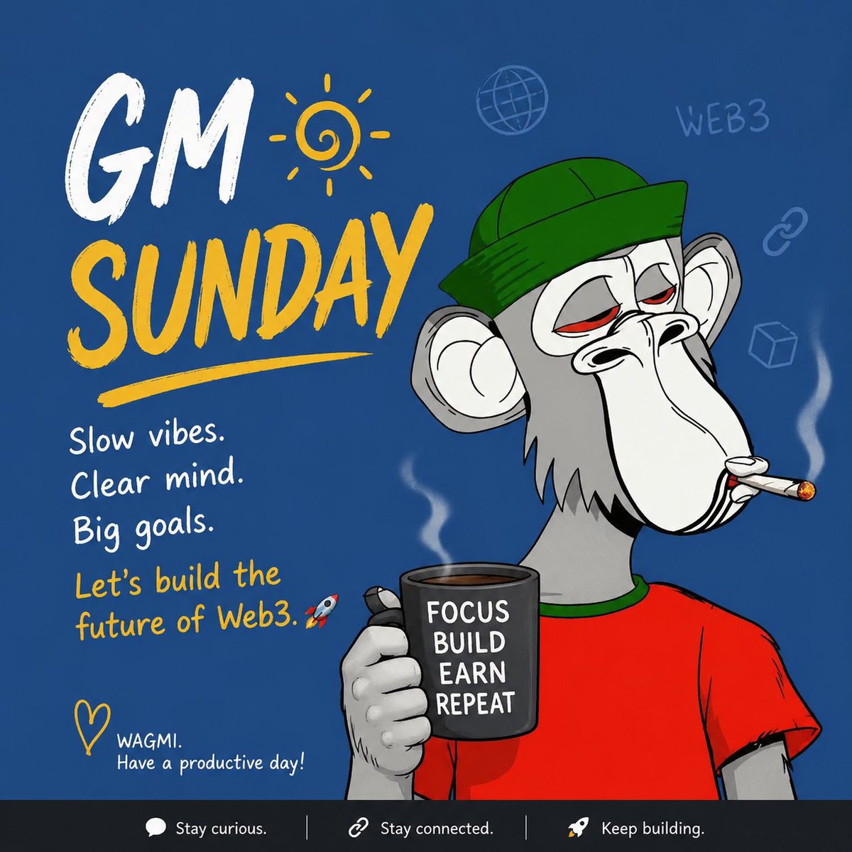 Sunny_crypto007's tweet photo. Gm web3☀️
Happy Sunday

Slow down, enjoy the day, and reset.

New week = new opportunities in Web3.

What are you working on today? https://t.co/GedJtgLFBz