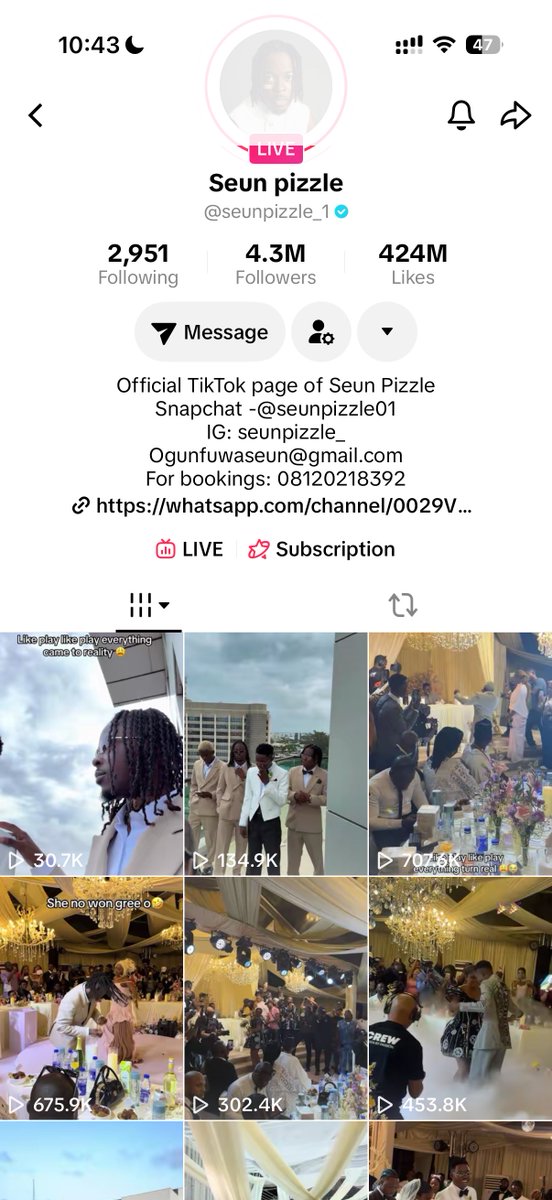 abazwhyllzz's tweet photo. Seun pizzle don use Peller wedding farm wetin no good. Over 30 posts yesterday 🤣

I love this😂❤️ https://t.co/SD74nhlsGt