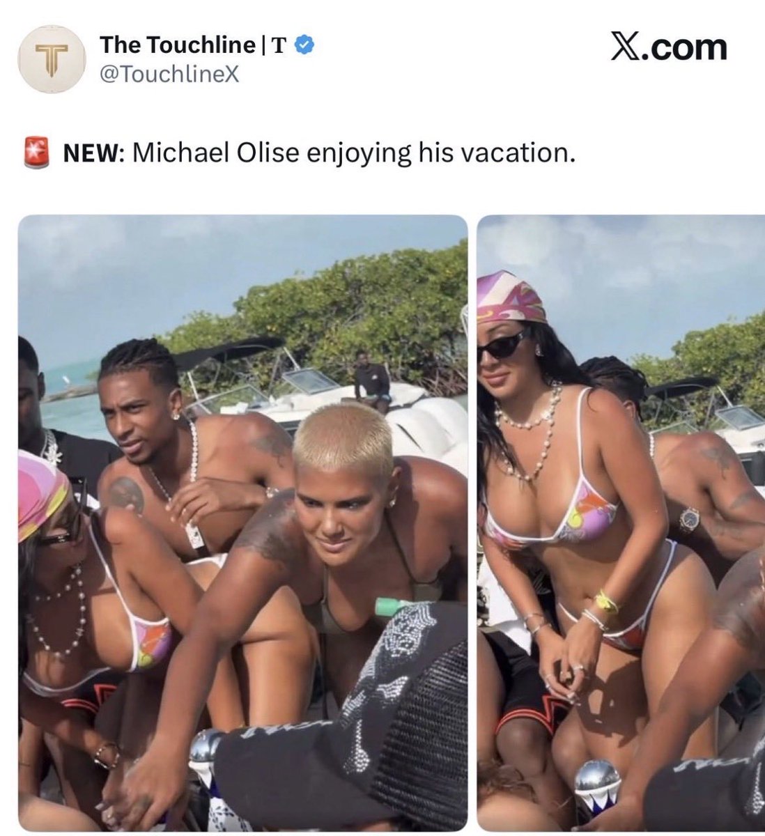 MartinsCyn's tweet photo. This is exactly what I mean when I say the media can create a narrative and then feed it to the fans until everyone starts repeating it.

Rashford spends a season at Barcelona, performs, wins LaLiga and puts up 14 goals + 14 assists… and somehow the obsession with his lifestyle disappears.

Now he's back around England and Manchester United, and suddenly we're back to:

“Rashford spotted on a yacht.”
“Rashford wearing a £23k watch.”
“Rashford partying.” 😭

Meanwhile, Olise is simply “enjoying his vacation.” 😂

They choose who they want to love, who they want to dislike, then push that framing hard enough that fans eventually start doing the work for them.

You don't have to love Rashford.

But stop pretending the media aren't capable of manufacturing a perception around him.

The agenda is loud. 🔴