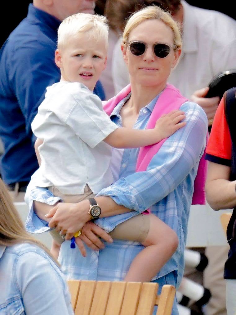 royalchildren_'s tweet photo. Zara Tindall and Lucas Tindall attend the Badminton Horse Trials in Gloucestershire, England 🏇 -May 9th 2026.
.
📷 : Kelvin Bruce/James Whatling/@hellomag
.
#ZaraTindall #LucasTindall #England https://t.co/i6jffwaaaN
