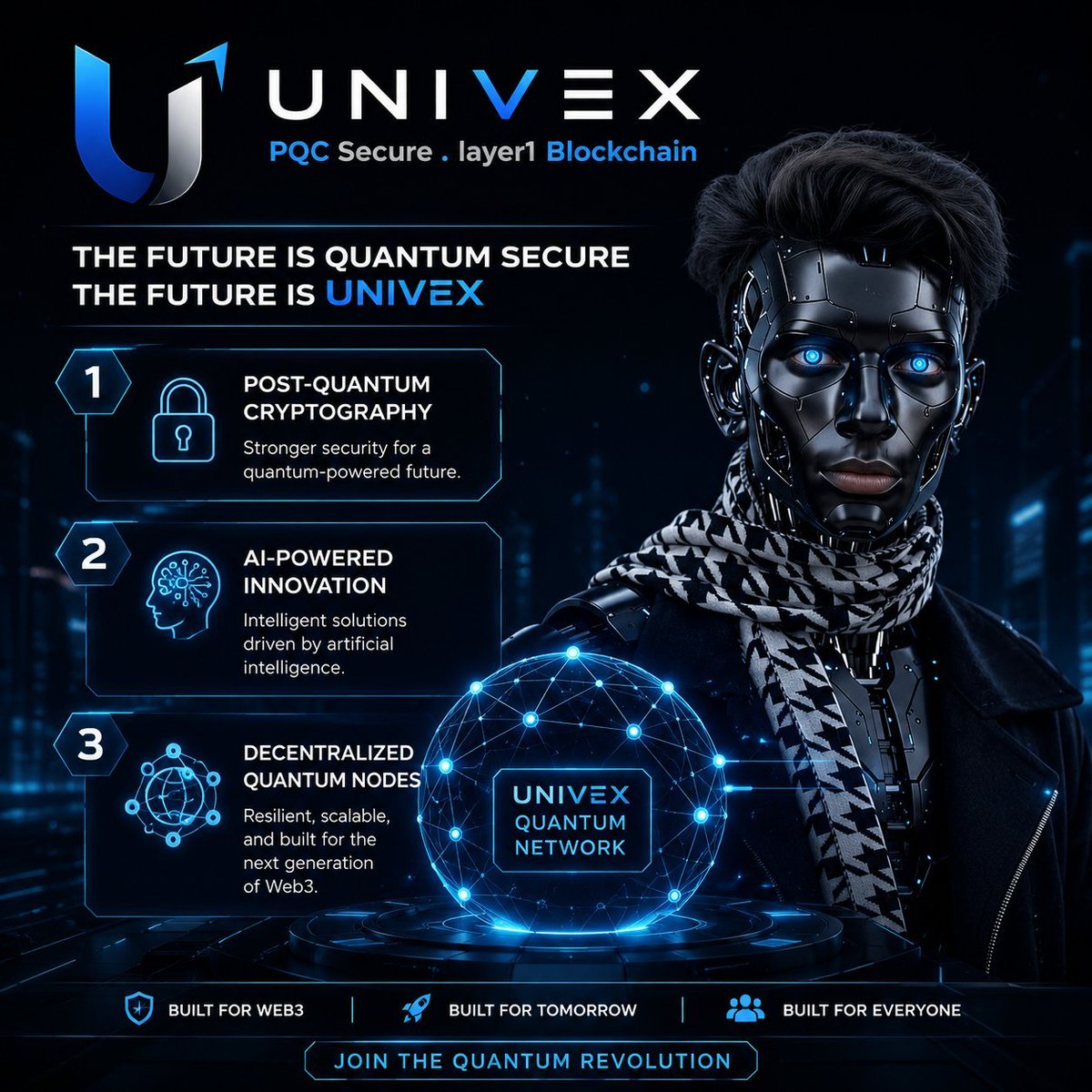 nabil125125125's tweet photo. 1๏ธโฃ Post-Quantum Cryptography for stronger security. ๐
2๏ธโฃ AI-powered innovation. ๐ค
3๏ธโฃ Decentralized Quantum Nodes for resilience & scalability. ๐
That's why #UnivexNetwork is a project to watch as Web3 evolves. ๐
#PQC #QuantumNode #Web3
@Univex_Network https://t.co/M6WLX2ihfE
