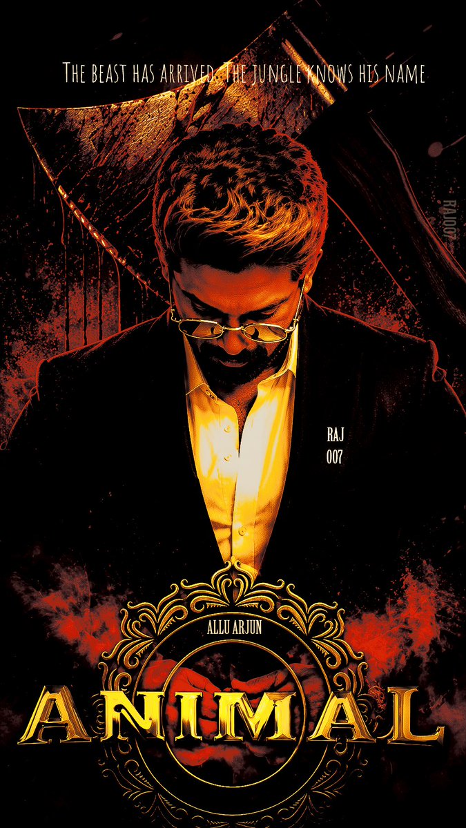 RajMav07's tweet photo. Allu Arjun is so Vanga-coded 😭💥 https://t.co/18G73niu2J