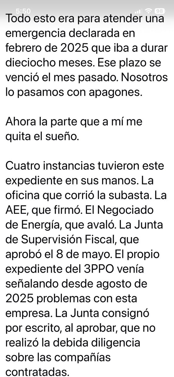 lacted's tweet photo. Nadie llamó a Texas.
Una llamada bastaba. O un correo electrónico, que toma menos tiempo. Cinco minutos para confirmar si el señor que firmó por $5,800 millones trabaja en el lugar que indica.
Nadie los invirtió, y todos pusieron su sello.
Eso es lo que hay que entender. https://t.co/QTTWk9UVoe