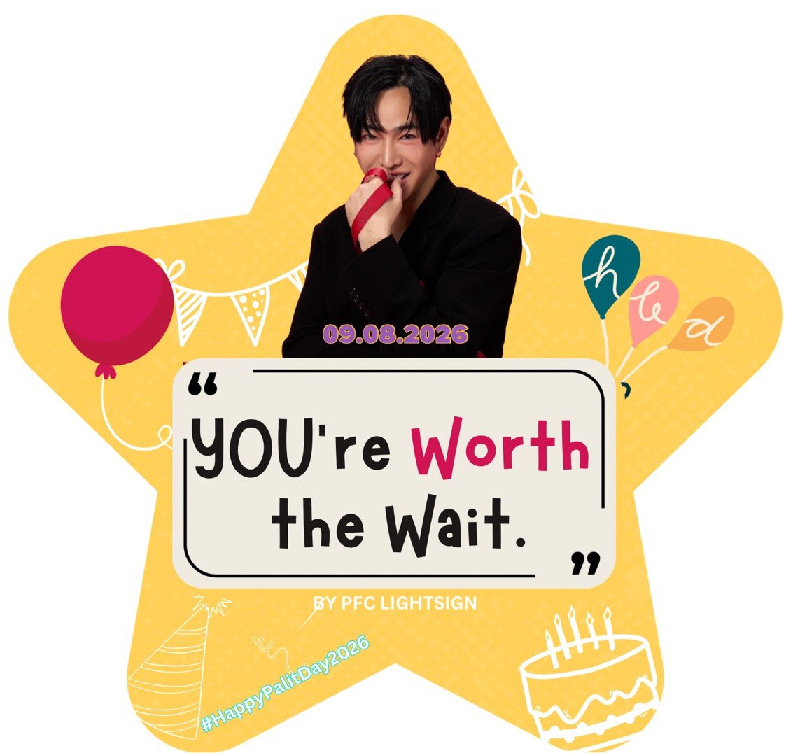 PFCLightSign's tweet photo. จากการรอคอย…สู่วันที่เราได้มาเจอกันอีกครั้ง 🤍
I've Got You — YOU’re Worth the Wait
เพราะการได้มีคุณอยู่ตรงนี้ คุ้มค่ากับทุกการรอคอยเสมอ @peckpalit 

🦋 นุชในฮอลล์ 2-3 และนุชหน้าจอ ชูปจ. ตอนเฮียเป่าเค้กและถ่ายรูปรวมนะคะ

#IhaveGotYouFanmeet
#HAPPYPALITDAY2026 #PeckPaLitChoke #เป๊กผลิตโชค