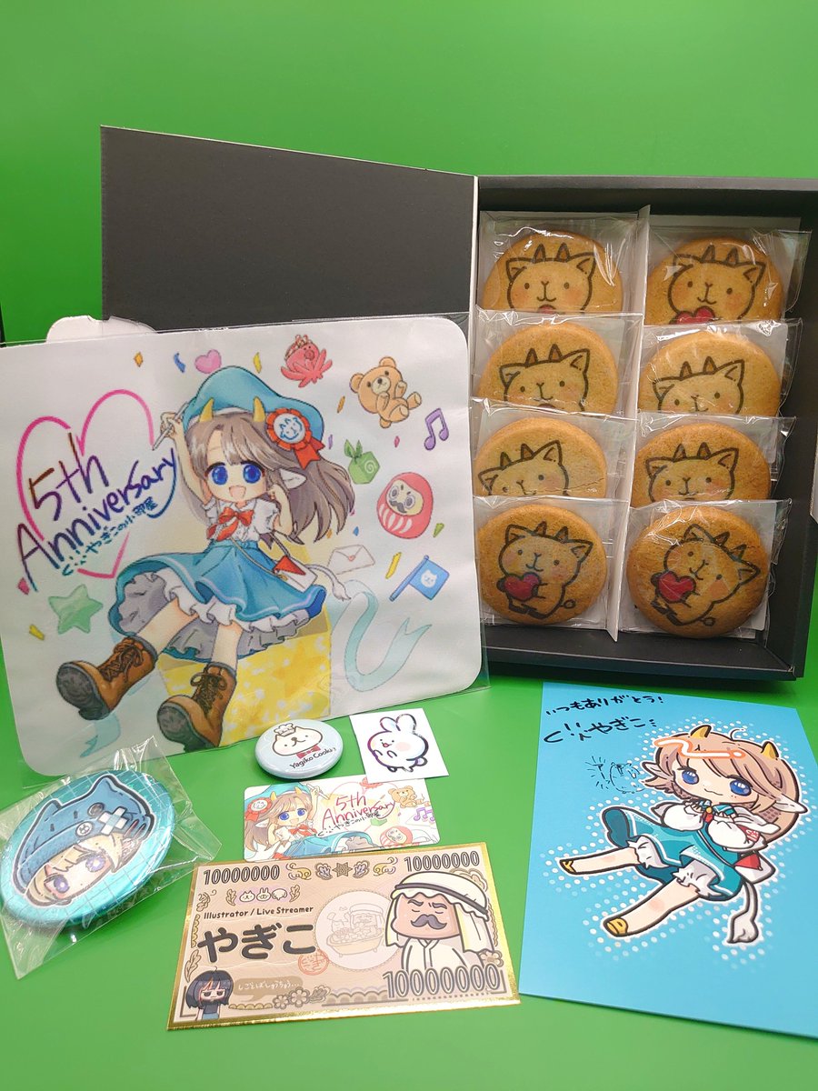 cerca0503's tweet photo. 『やぎこ夏クッキー2026特別版』届きました✨✨

ご本人の許可をいただいたので、
同梱されていた特典をチラ見せ🎶
やぎこさんのグッズがまた増えて、
とても嬉しいです✨
クッキーも美味しくいただいています🍪

https://t.co/VQKqfvcF4O 
#やぎこの小部屋 (@KujiraYagiko777) https://t.co/w0b2g8u83N
