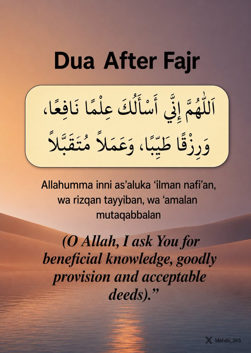 Mahdii_365's tweet photo. Du'a after Fajr https://t.co/xXAnzeQpd8