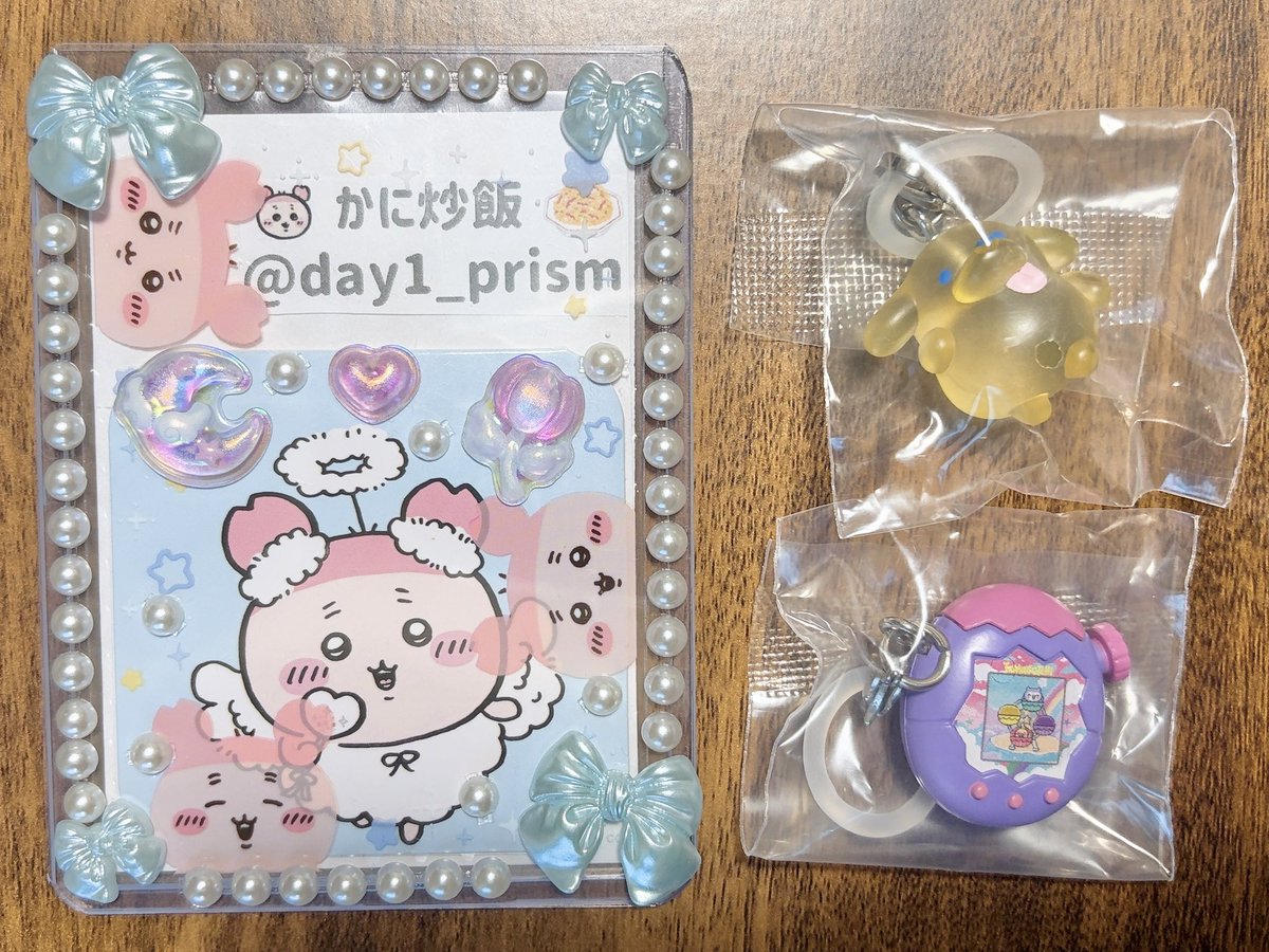 day1_prism's tweet photo. たまごっち めじるしアクセサリー 交換

【譲】ポチっち、
たまごっちパラダイスパープルスカイ

【求】みみっち

郵送にて交換希望です。
よろしくお願いいたします🙇🏻‍♀️ https://t.co/KS8oopLgLt