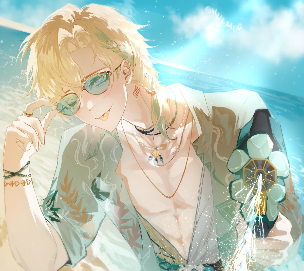shulmiomio's tweet photo. #hsr #Aventurine https://t.co/VI0Y96SGMA