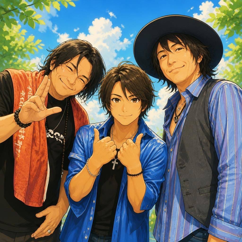 makotonton0915's tweet photo. ７月後半〜８月最初と、セッション、ライブ、セッション続き充実した音楽活動出来ました。レジェンドとも連続ステージセッション出来て感無量。次回ライブは９月２７日柏DOMEです。一先ずお盆休み中。夏にピッタリなアートを✌️ちびたん感謝！
#DEARPAPA
#boøwy
#高橋まこと
#西山史明
#じくろ京介 https://t.co/65xBoJGit2
