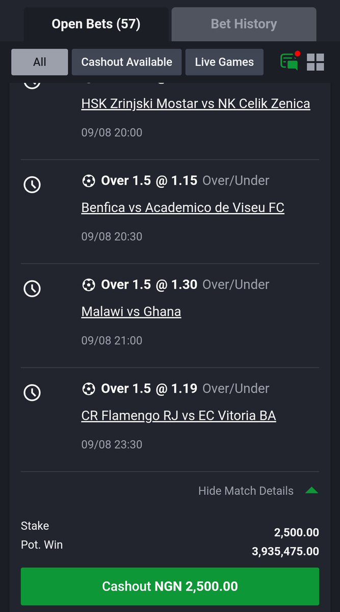 precibaby4's tweet photo. Longshot 27/27 ⏳

Sportybet code 👇 

QFKEBB https://t.co/6GxFtct8yd