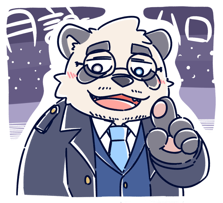 nashiazi_san's tweet photo. 🐼🌙 #ハロのスケッチ https://t.co/WJrfsMeAX6