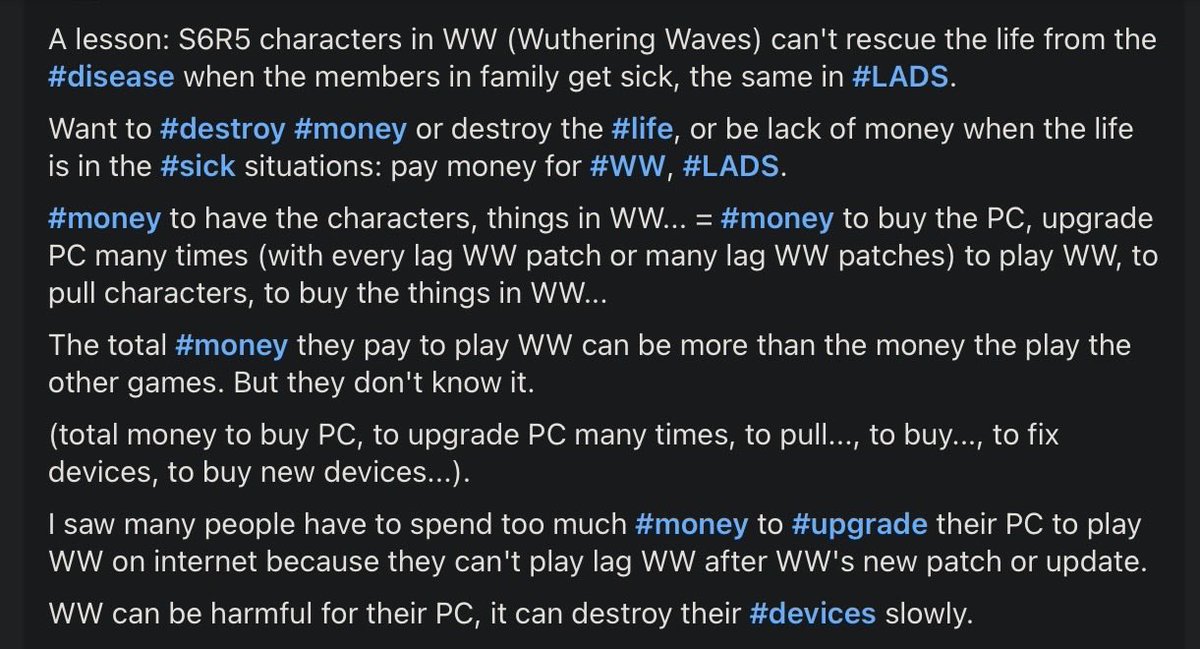 LADS18gameplay's tweet photo. Destroy #money, destroy #life: Pay money for #WW, #LADS

When the people are older (#mature), they will think for their family, will regret the #money they gave for LADS, WW

#boycotting #lads #loveanddeepspace
#sylus #zayne #caleb #rafayel #xavier #aoyin #valko
#game #snowbreak https://t.co/NGASYcukGo